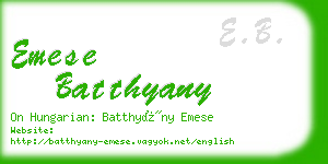 emese batthyany business card